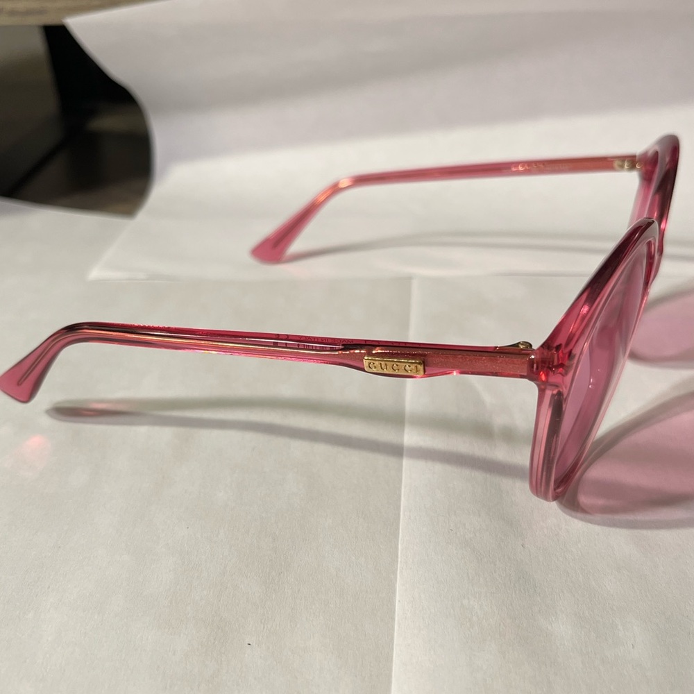 Gucci Pink Sunglasses - Picture 13 of 16